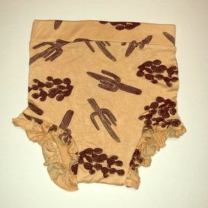 SpearmintLOVE nude/black cactus  ruffle bloomer
